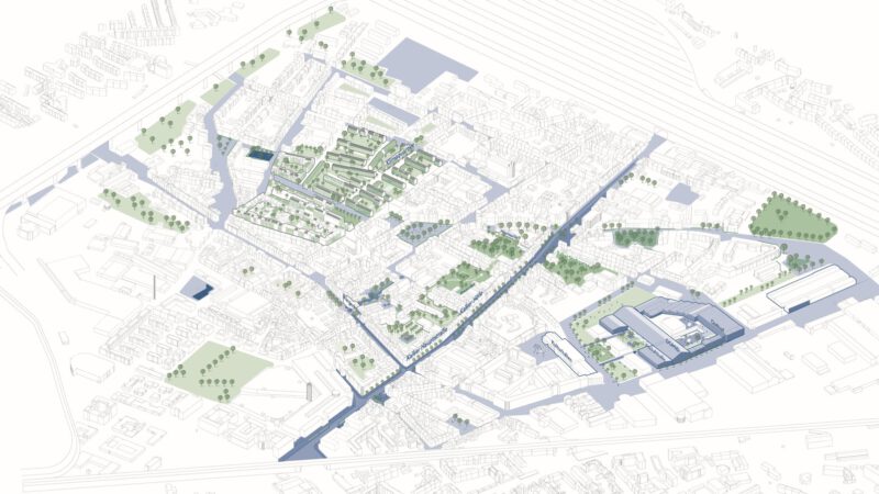Planerische Vorstudie Köln Kalk_7_Isometrie Wirtschaft
